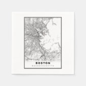 Boston Map Servet (Voorkant)