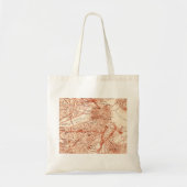 Boston Map Tote Bag (Voorkant)