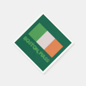 Boston, Mass Ierse trots, St. Patrick's Day Servet (Hoek)
