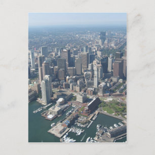 Boston Mass Skyline Briefkaart