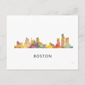 BOSTON MASS. SKYLINE WB1- BRIEFKAART (Voorkant)