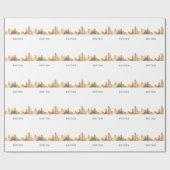 BOSTON MASS. SKYLINE WB1- CADEAUPAPIER (Vlak)