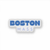 Boston Massa Sticker (Voorkant)