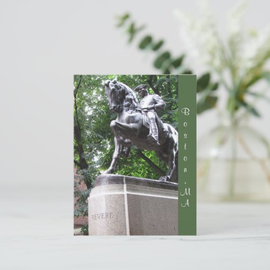 Boston, Massachusetts #1 Briefkaart (Staand voorkant)