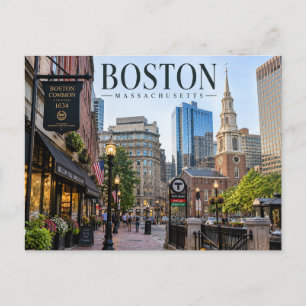 Boston, Massachusetts Ansichtkaart Briefkaart