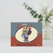 Boston, Massachusetts Baseball Briefkaart (Staand voorkant)