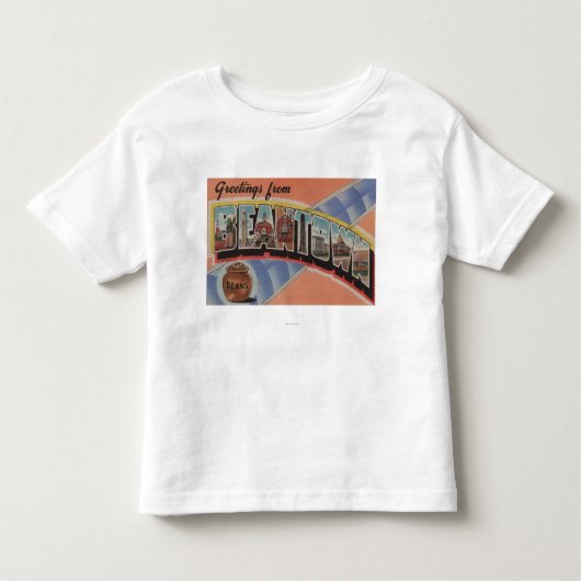 Boston, Massachusetts (Bean Town) Kinder Shirts (Voorkant)