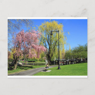 Boston, Massachusetts - Boston Gardens Post Card Briefkaart