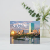 Boston, Massachusetts - Boston Harbor Post Card Briefkaart (Staand voorkant)