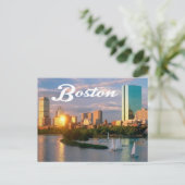 Boston, Massachusetts - Boston Harbor Post Card Briefkaart (Staand voorkant)