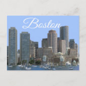 Boston, Massachusetts - Boston Harbor Post Card Briefkaart (Voorkant)