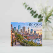 Boston, Massachusetts Briefkaart (Staand voorkant)