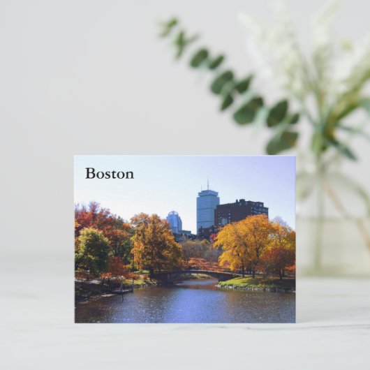 Boston, Massachusetts Briefkaart (Staand voorkant)