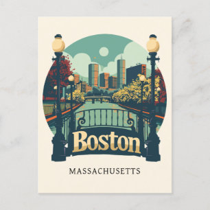 Boston Massachusetts Briefkaart