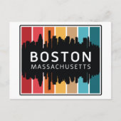 Boston Massachusetts Briefkaart (Voorkant)