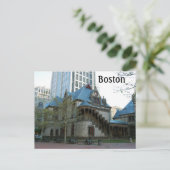 Boston Massachusetts Briefkaart (Staand voorkant)