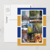 Boston, Massachusetts Briefkaart (Voorkant / Achterkant)