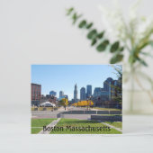 Boston Massachusetts Briefkaart (Staand voorkant)