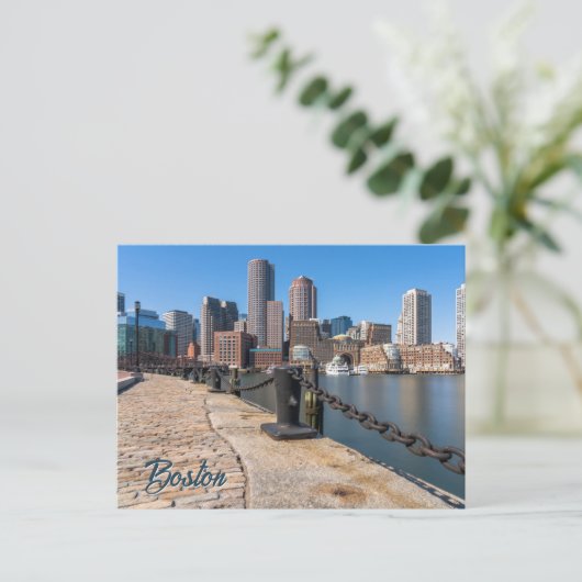 Boston Massachusetts Briefkaart (Staand voorkant)