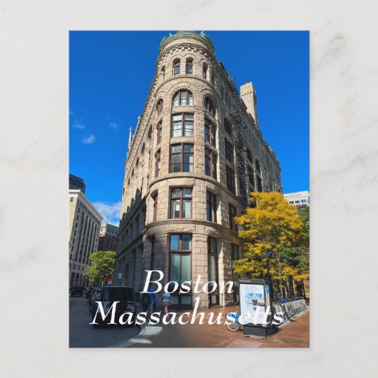 Boston Massachusetts Briefkaart (Voorkant)