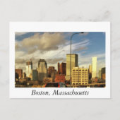 Boston Massachusetts Briefkaart (Voorkant)
