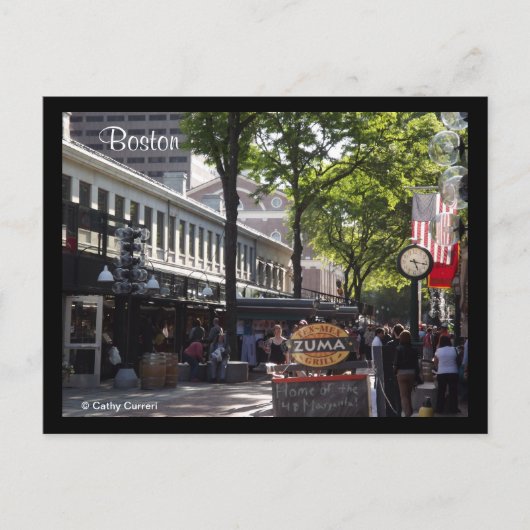 Boston, Massachusetts Briefkaart (Voorkant)