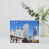 Boston Massachusetts Briefkaart (Staand voorkant)