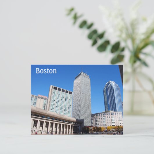 Boston Massachusetts Briefkaart (Staand voorkant)