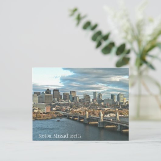 Boston, Massachusetts Briefkaart (Staand voorkant)