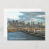 Boston, Massachusetts Briefkaart (Voorkant / Achterkant)