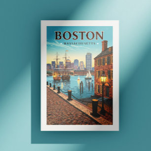  Boston Massachusetts Briefkaart