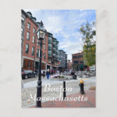 Boston Massachusetts Briefkaart (Voorkant)