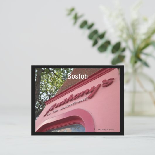 Boston, Massachusetts Briefkaart (Staand voorkant)