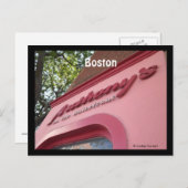 Boston, Massachusetts Briefkaart (Voorkant / Achterkant)