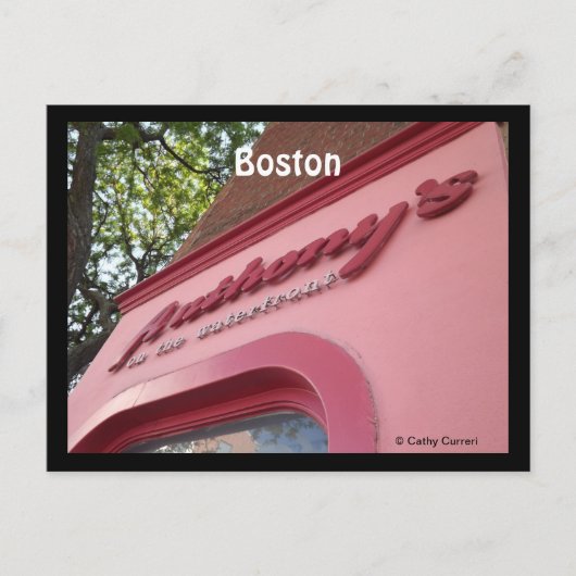 Boston, Massachusetts Briefkaart (Voorkant)