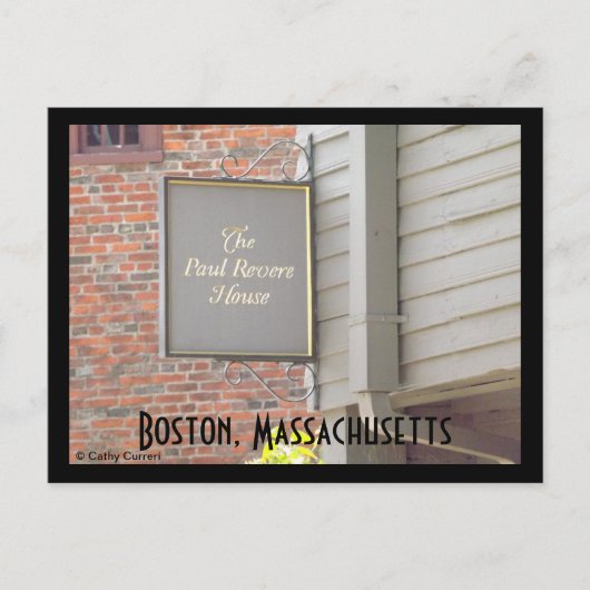 Boston, Massachusetts Briefkaart (Voorkant)