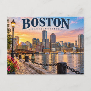 Boston, Massachusetts Briefkaart