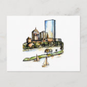 Boston, Massachusetts Briefkaart (Voorkant)