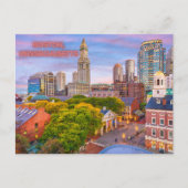 Boston, Massachusetts Briefkaart (Voorkant)