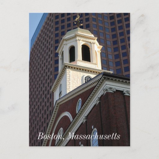 Boston, Massachusetts Briefkaart (Voorkant)