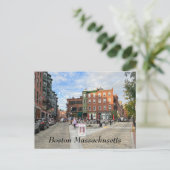 Boston Massachusetts Briefkaart (Staand voorkant)