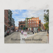 Boston Massachusetts Briefkaart (Voorkant)