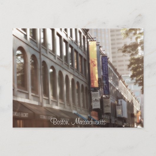 Boston, Massachusetts Briefkaart (Voorkant)