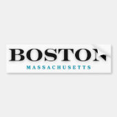 Boston Massachusetts Bumpersticker (Voorkant)