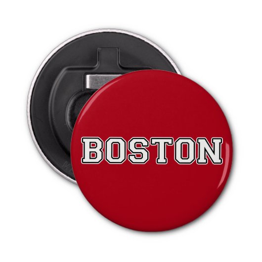 Boston Massachusetts Button Flesopener (Voorkant)