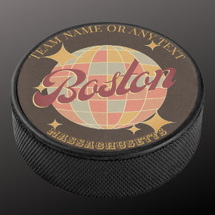Boston Massachusetts City ijshockey Hockey Puck