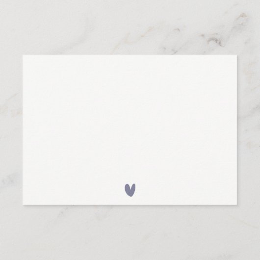 Boston Massachusetts City Scape Wedding Details Informatiekaartje (Achterkant)