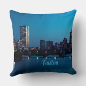 Boston Massachusetts City Skyline Kussen (Achterkant)