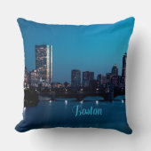 Boston Massachusetts City Skyline Kussen (Voorkant)