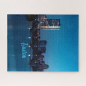 Boston Massachusetts City Skyline Legpuzzel (Horizontaal)